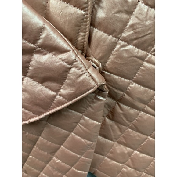 Soft Surroundings Pink XL Snowline Quilted Crossover Puffer Vest Outerwear - Picture 4 of 12